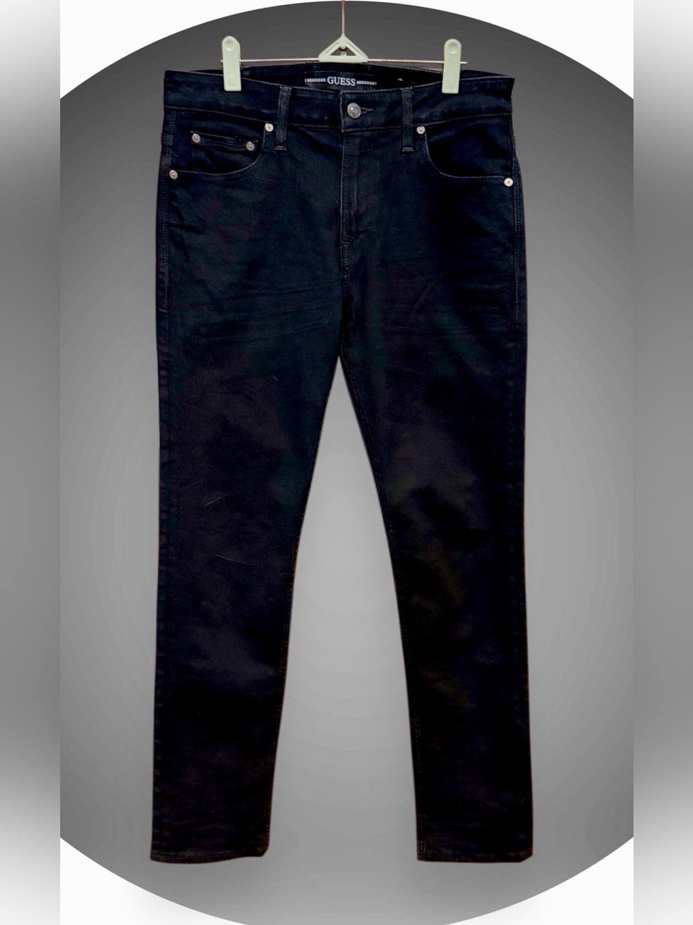 Guess Men Slim Tapered Jeans Black size 32 X 30